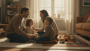 Liebevolle Familie - Gewaltfreie Kommunikation mit Kindern